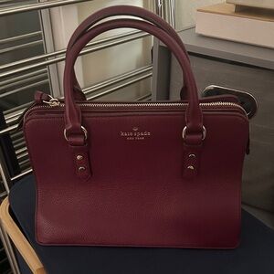 Kate Spade Deep Red Satchel